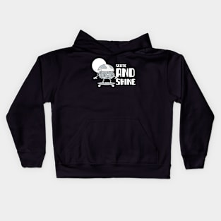 Skate and shine Skating Kids Hoodie